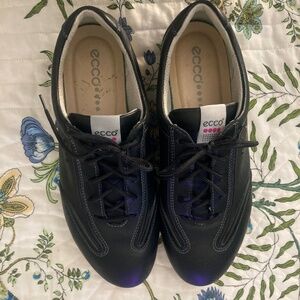 ECCO Black HydroMax Women's Golf Shoes 6.5